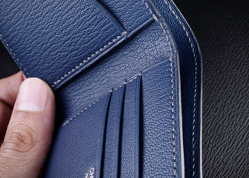 Exotic Leather Bifold Wallet. Handmade. Luxury Man Wallet. 