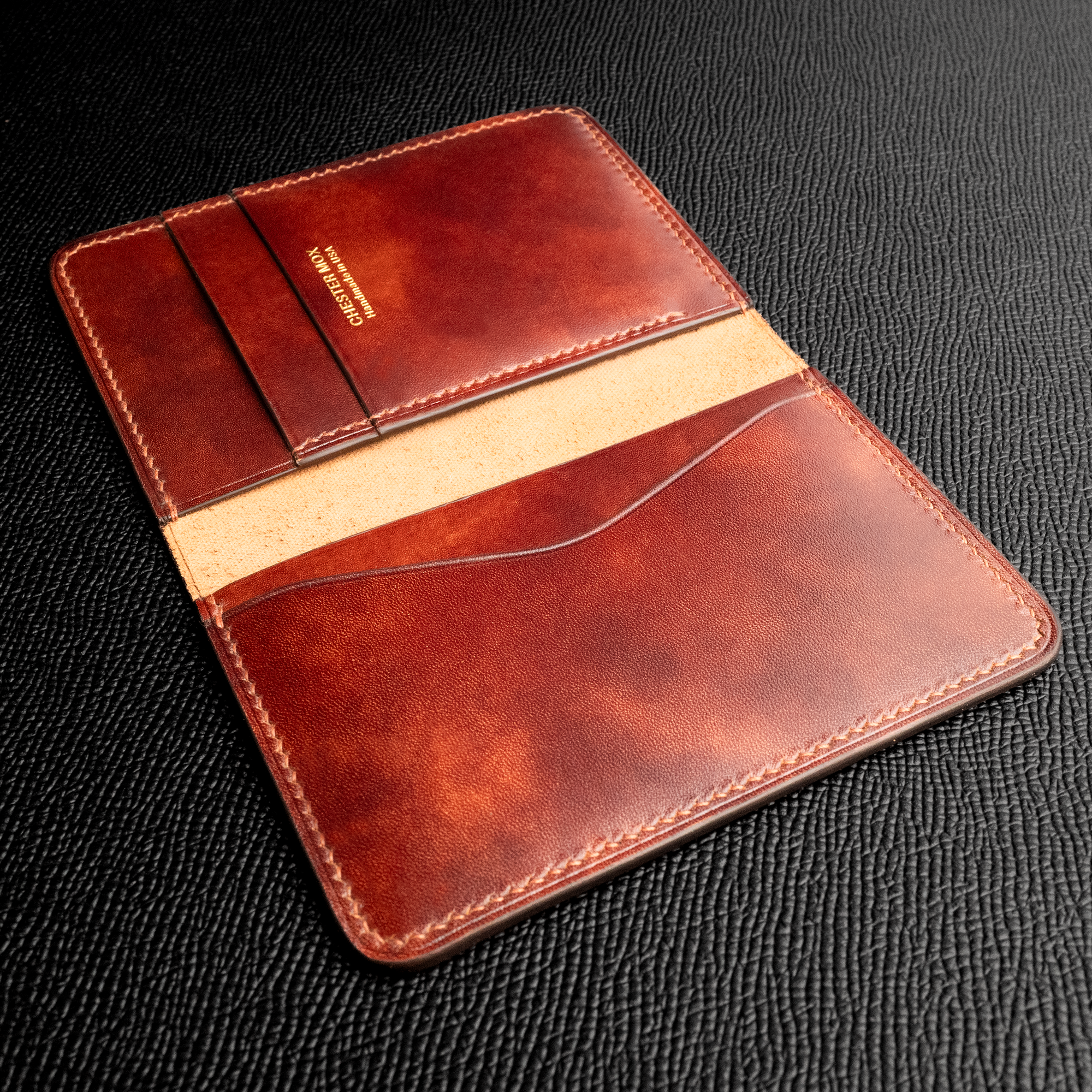 In-Stock: #53 Museum Saffron Compact Bifold Wallet