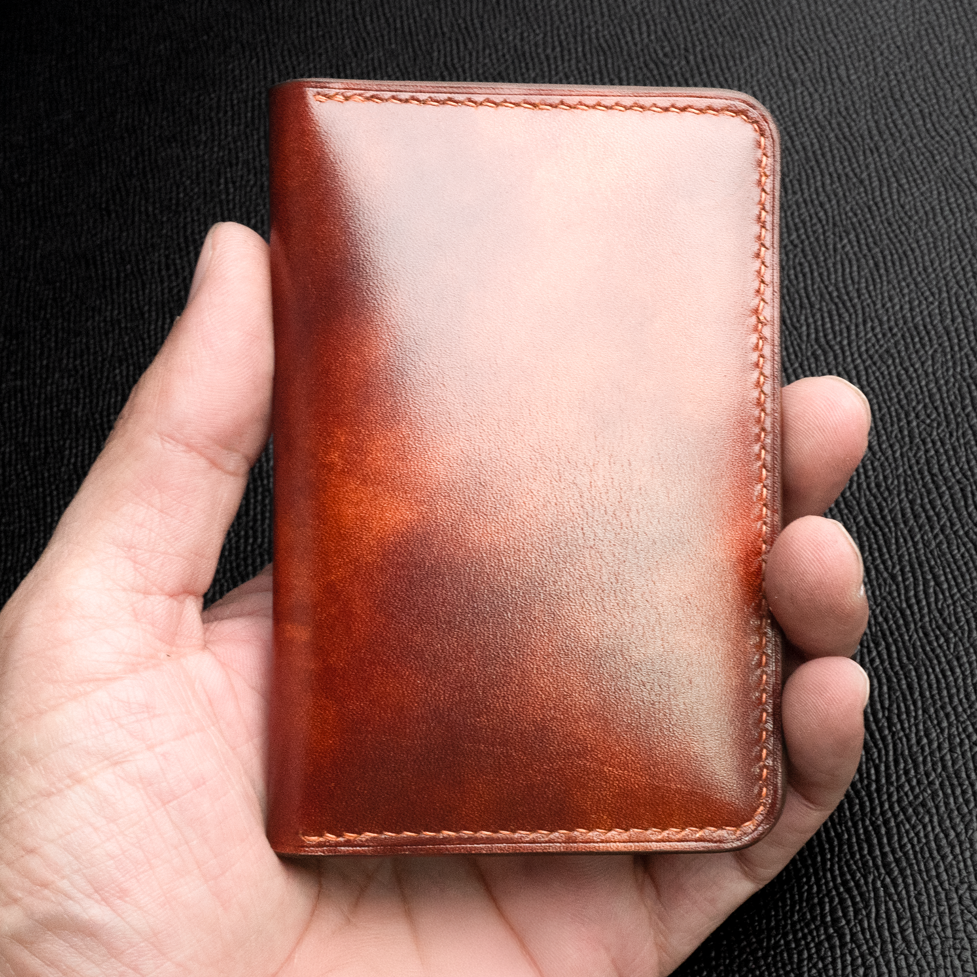 In-Stock: #53 Museum Saffron Compact Bifold Wallet
