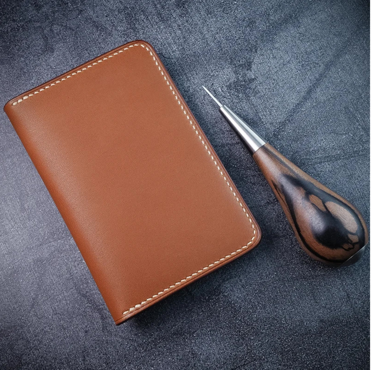 #53 Barenia® Calf Compact Bifold Wallet