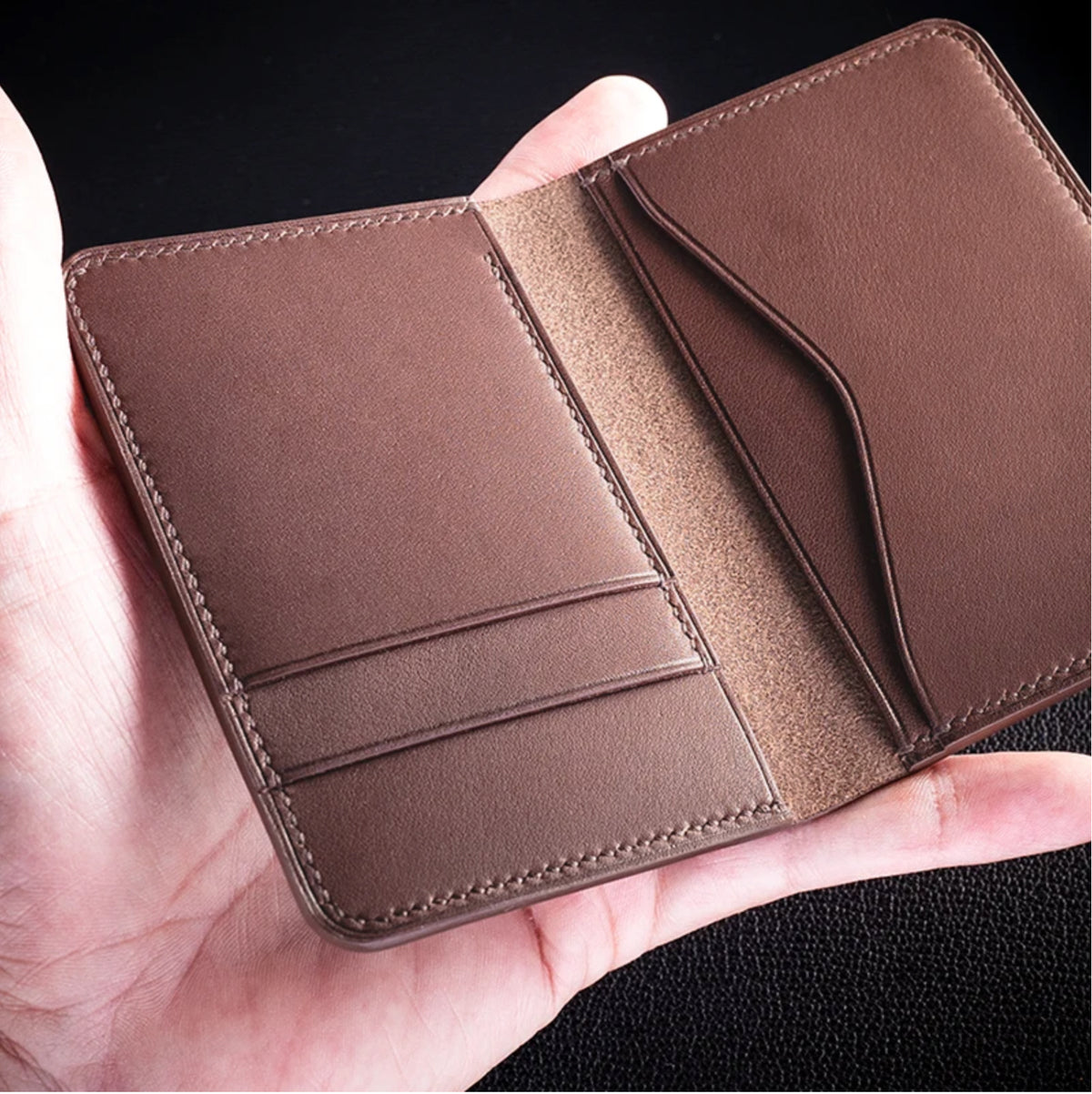 #53 Barenia® Calf Compact Bifold Wallet