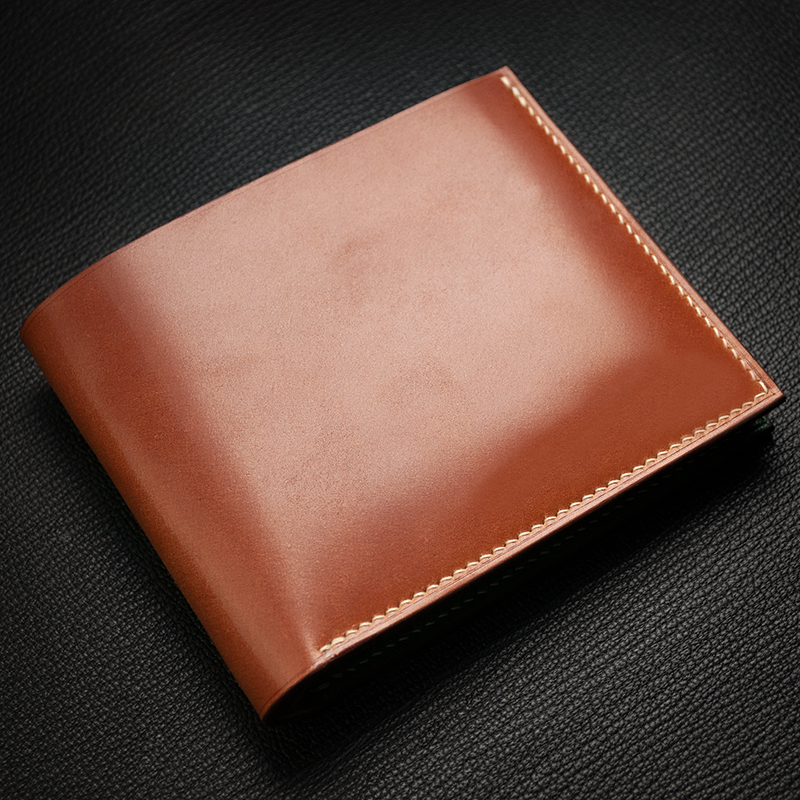 90 Japanese Shell Cordovan & French Chèvre Combo Bifold Wallet 90 Japanese Shell Cordovan & French Chèvre Combo Bifold Wallet