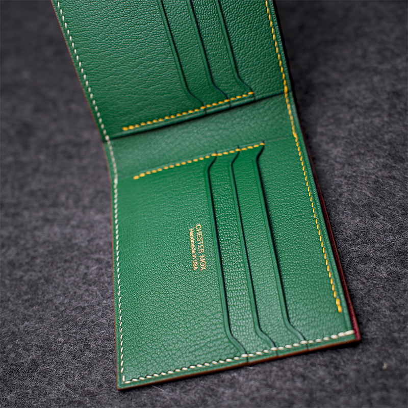 #90 Barenia® Calf Leather Bifold Wallet
