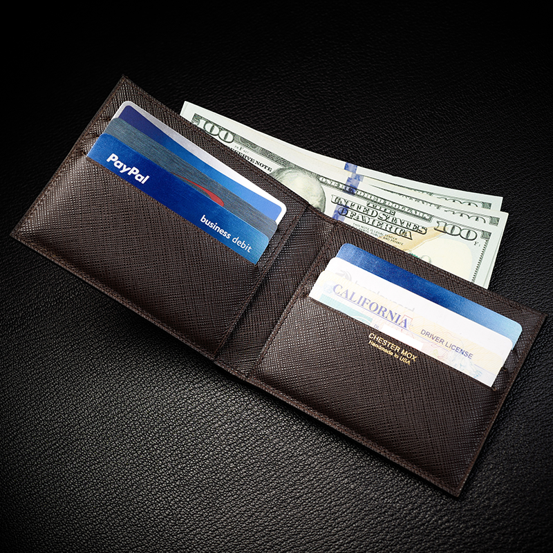 #86 Saffiano Calf Bifold Wallet