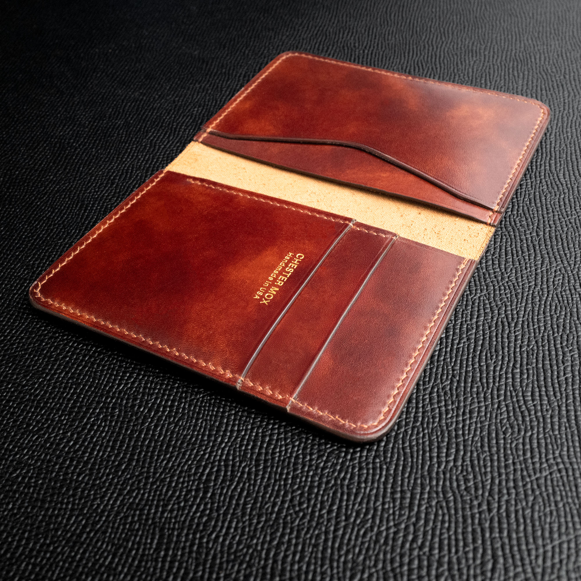 In-Stock: #53 Museum Saffron Compact Bifold Wallet