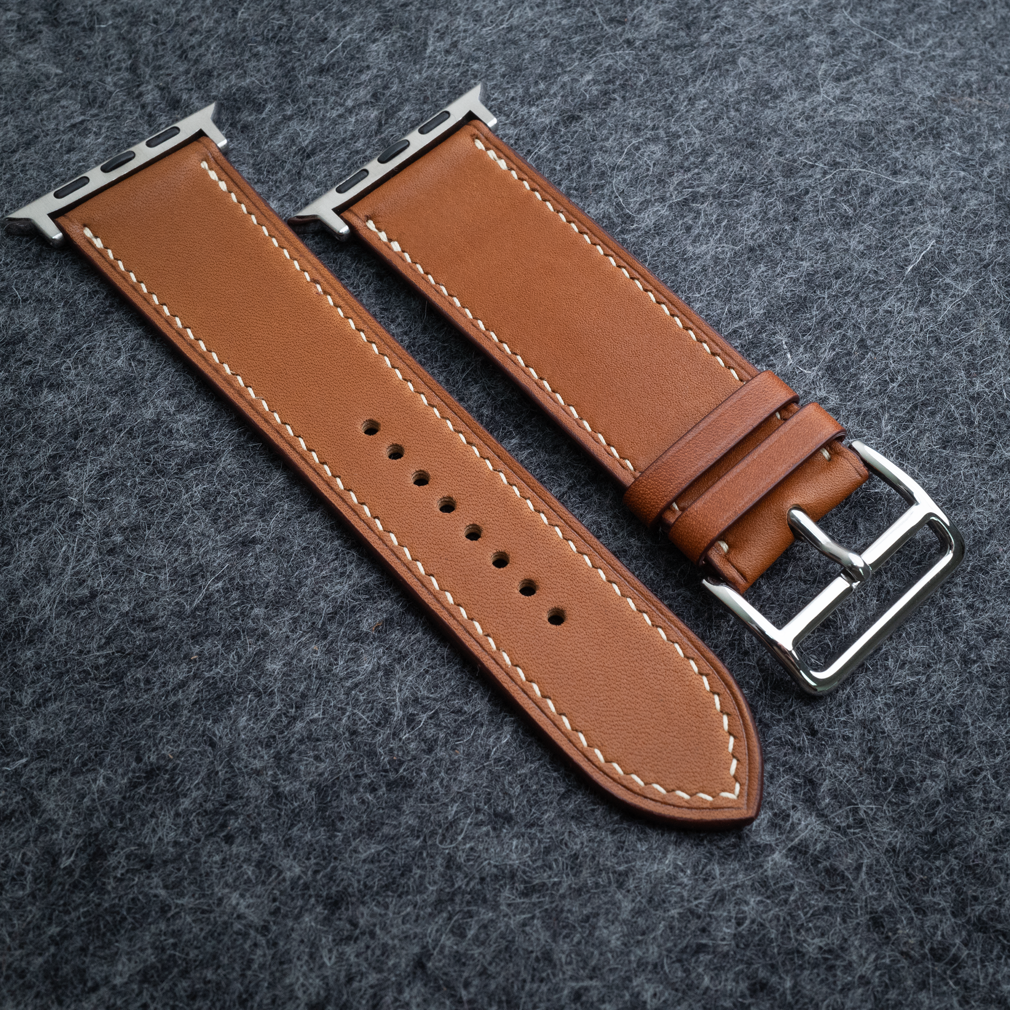 Barenia Apple iWatch Single Loop Leather Band