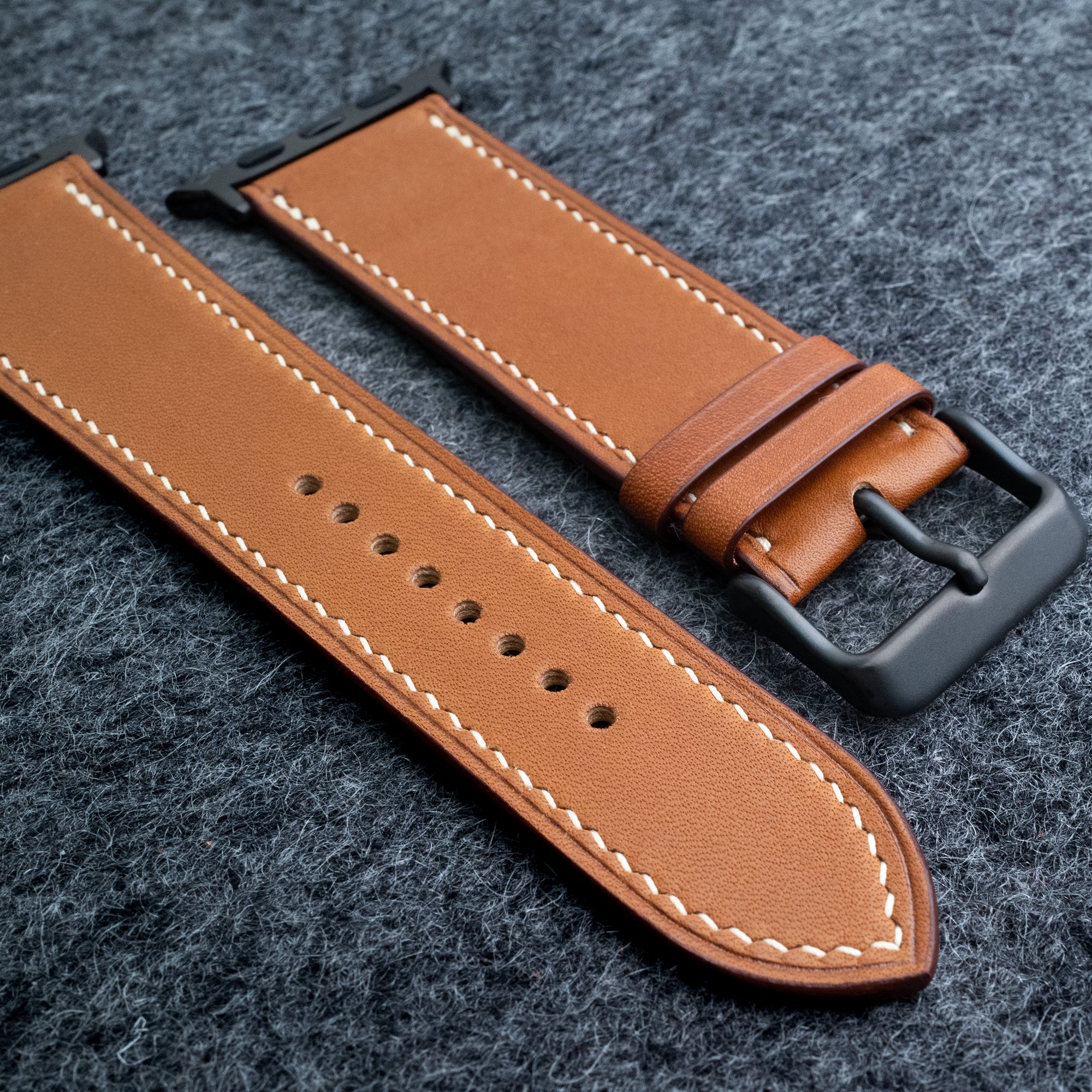 Barenia Apple iWatch Single Loop Leather Band