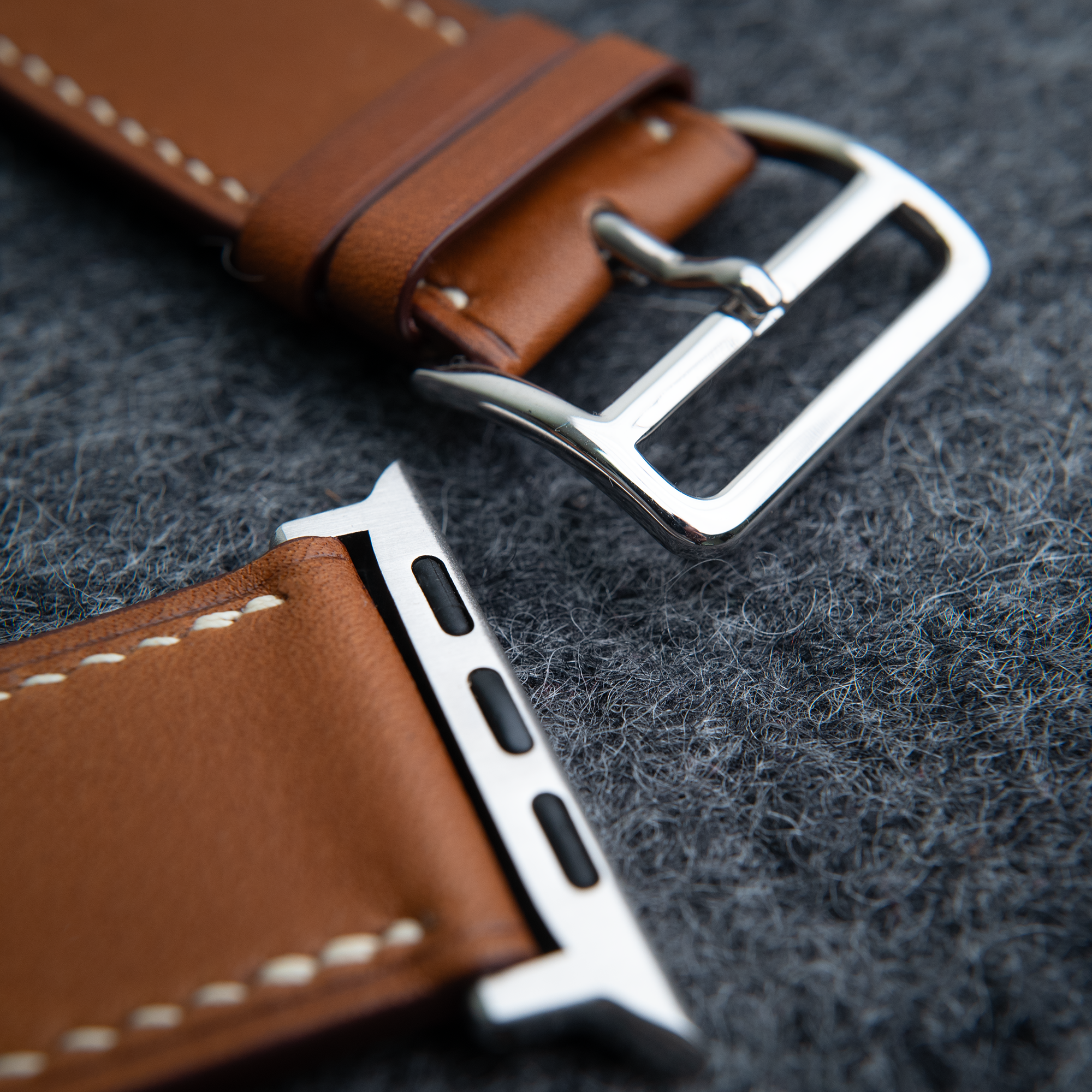 Barenia Apple iWatch Single Loop Leather Band