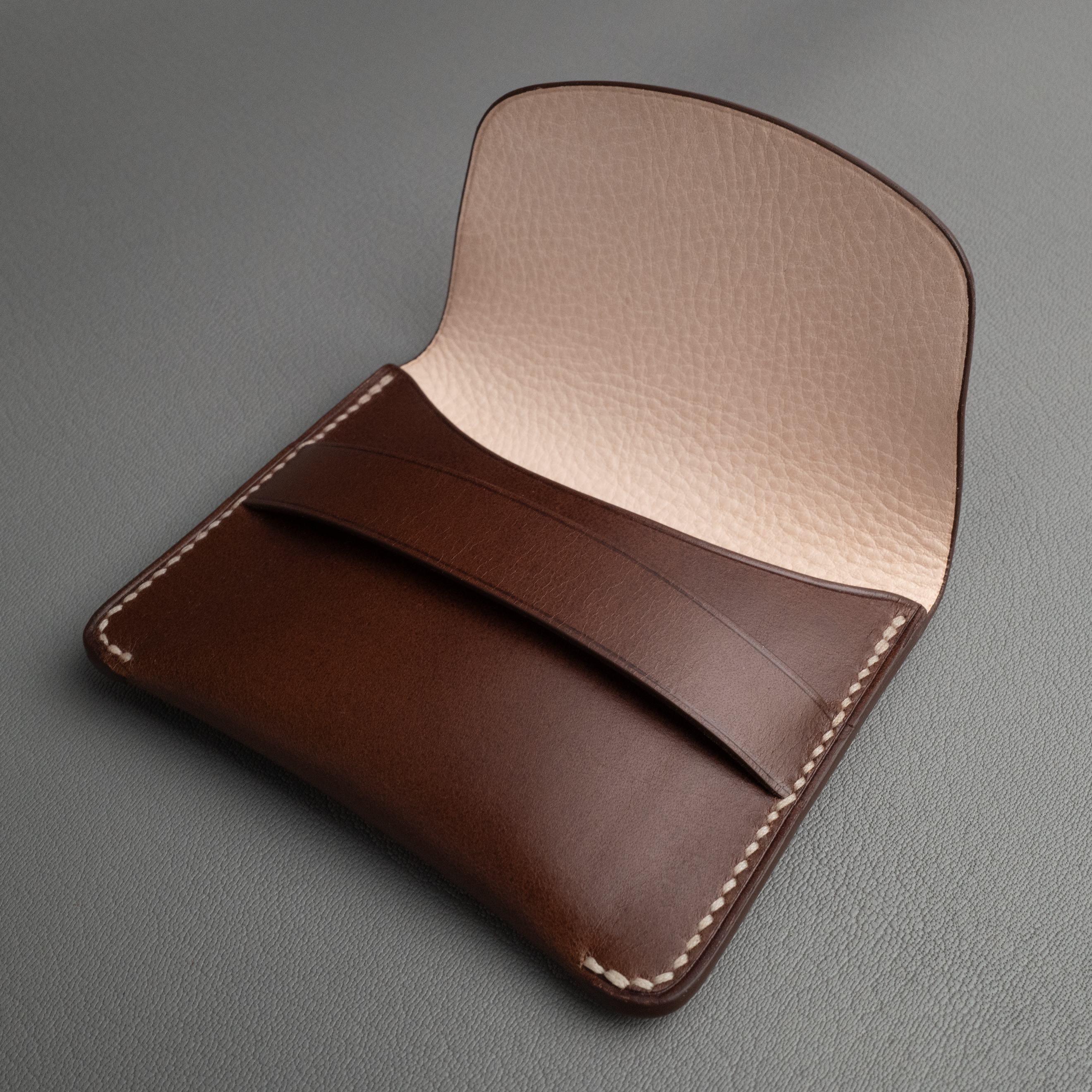 In-Stock: Fully Lined Veg Tanned Wiry wallet