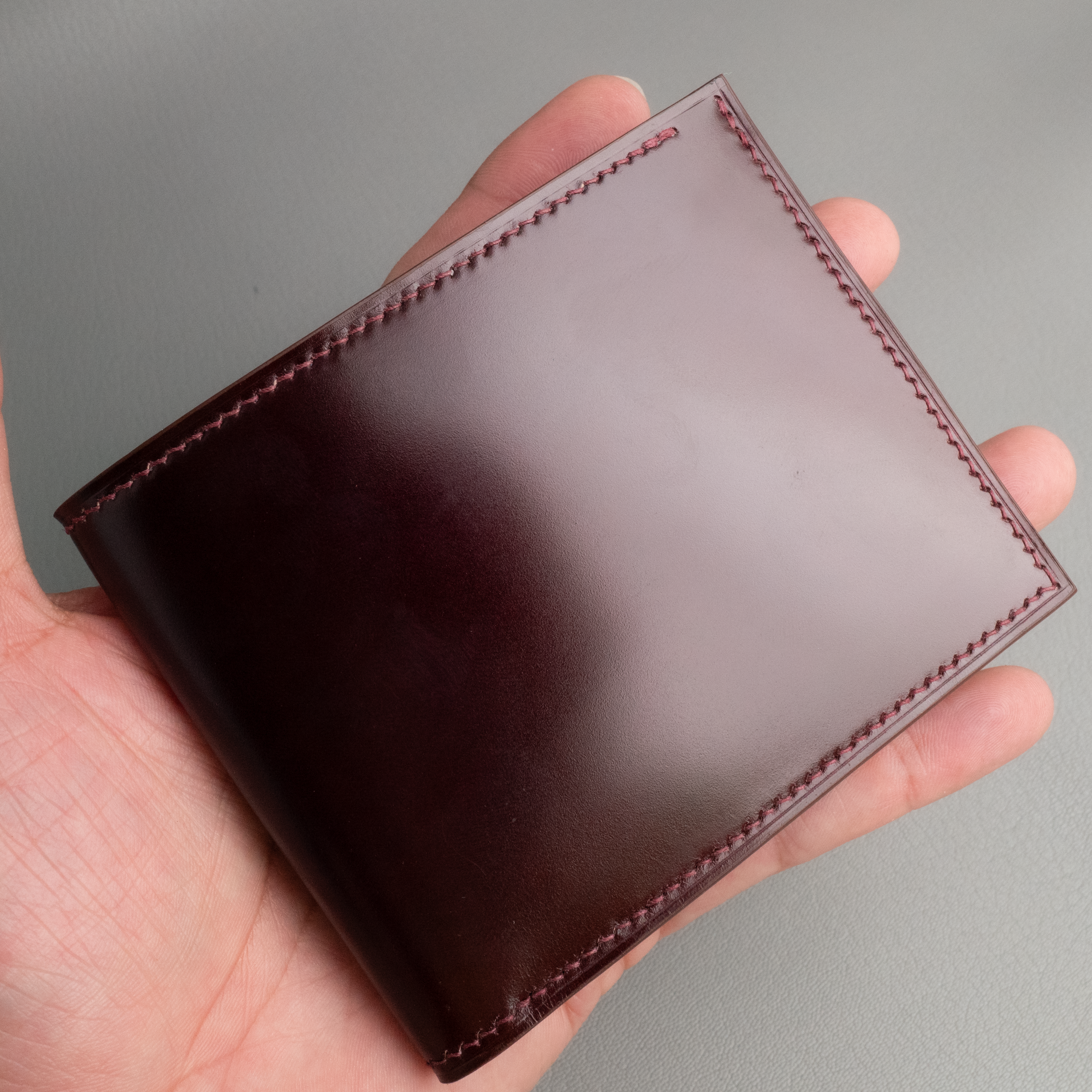 In-Stock: #90 Fully-Lined Japanese Shell Cordovan Bifold Wallet