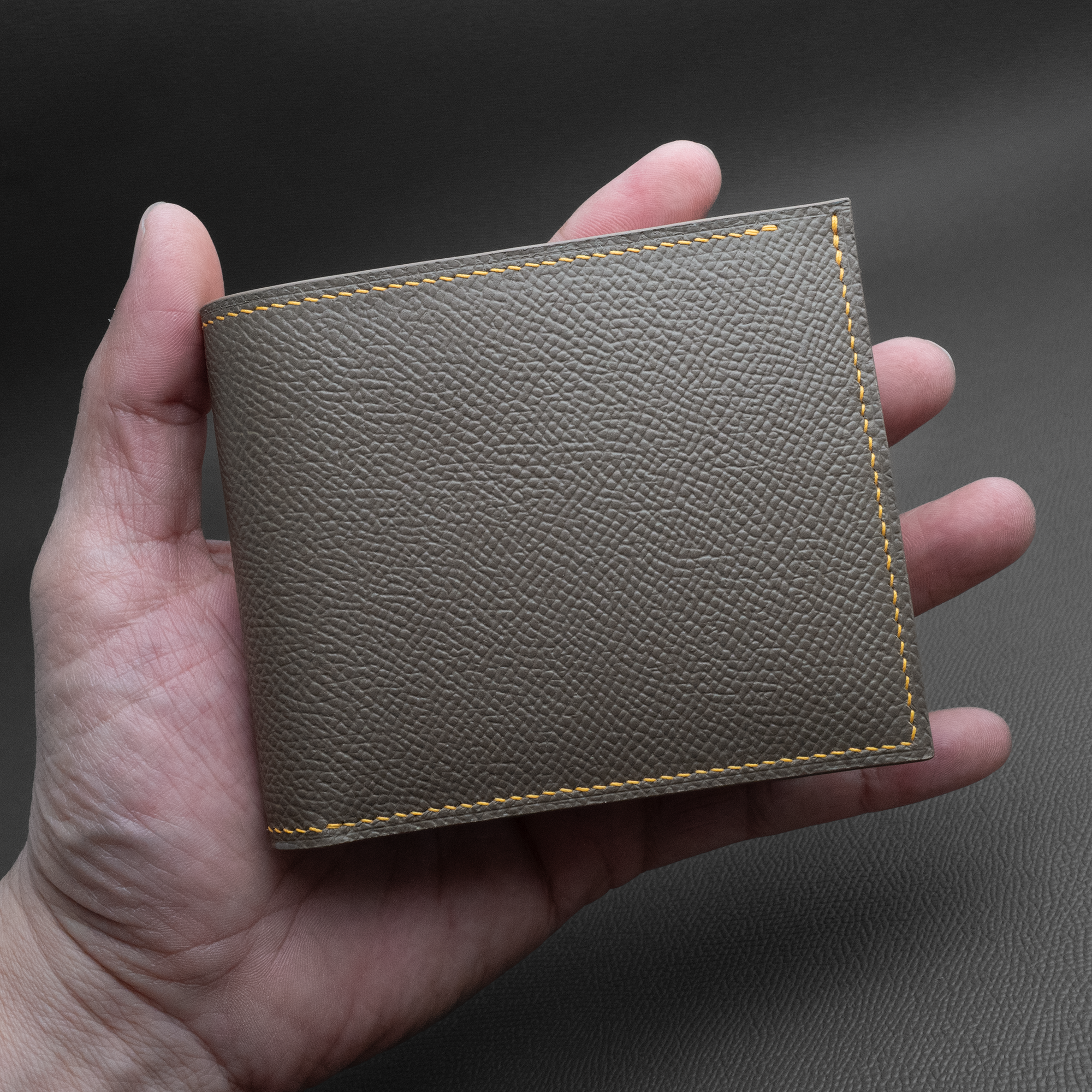 In-stock: #90 Epsom Calf + French Calf Bifold Wallet