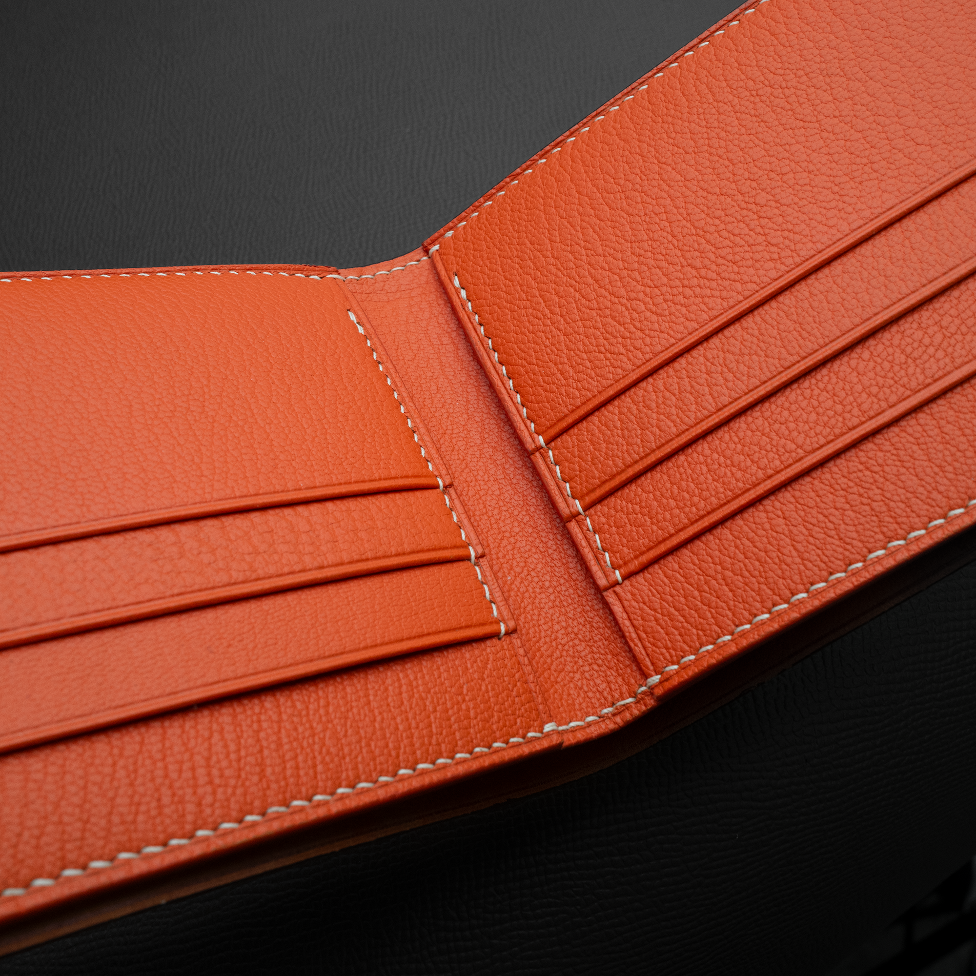 In-Stock: #90 Italian Shell Cordovan + French Chévre Bifold Wallet