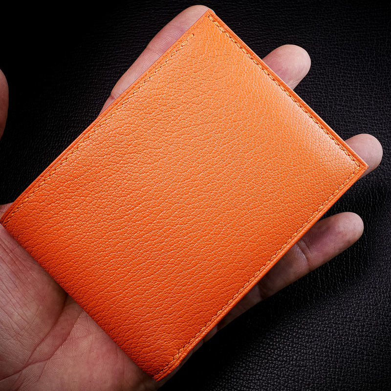 #194 BYO French Chèvre Small Leather Bifold Wallet
