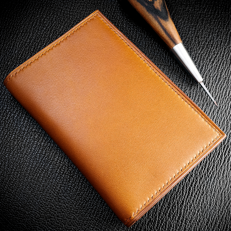 #54 Barenia® Calf Compact Bifold Leather Wallet