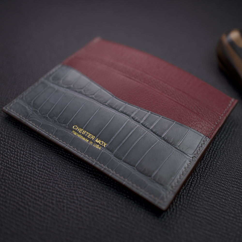 #57.6 BYO Leather Slim Wallet