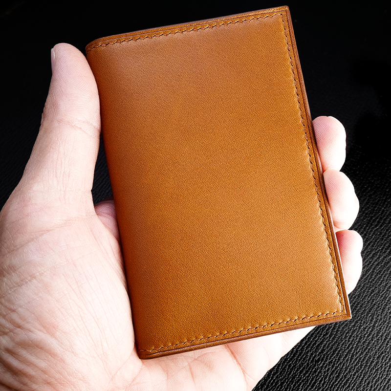 #54 Barenia® Calf Compact Bifold Leather Wallet