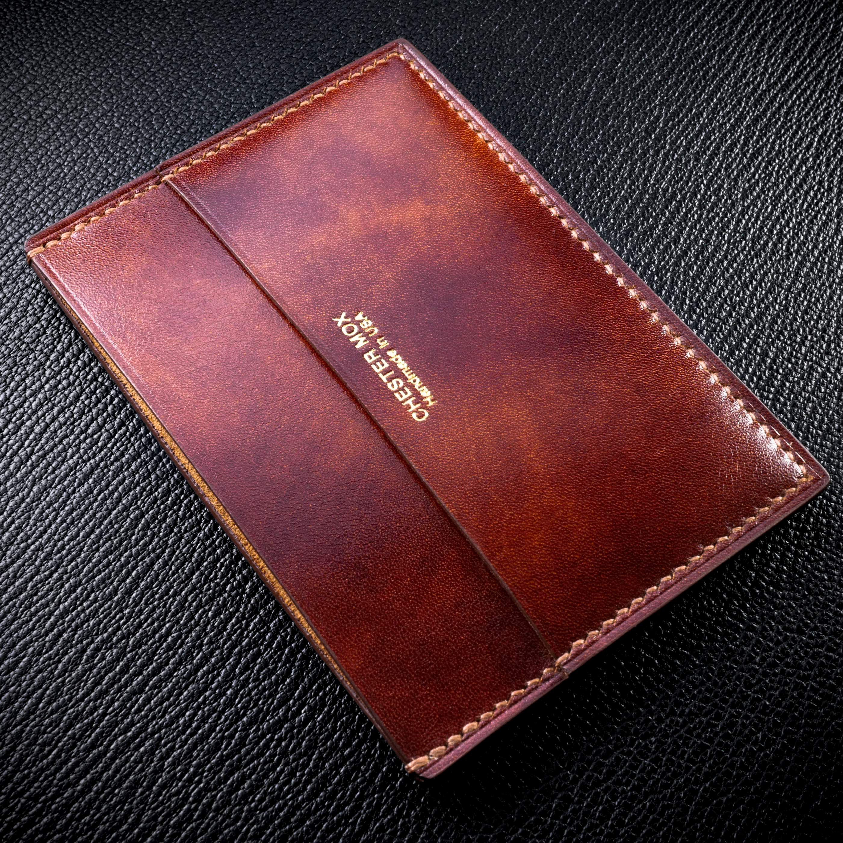 #62 Museum Calf Thumb Window Slim Wallet