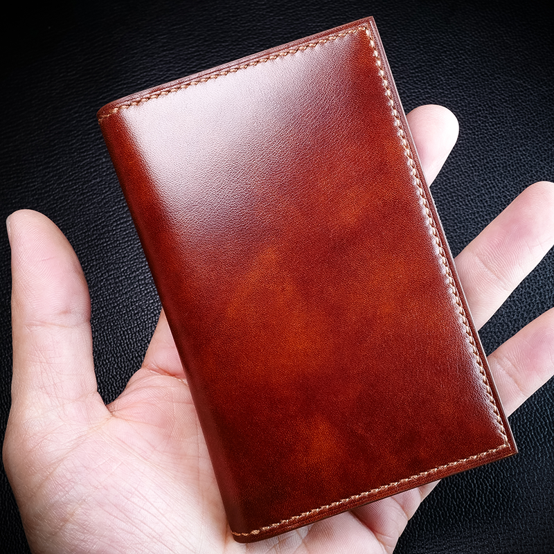 #88 Museum Calf Compact Bifold Leather Wallet