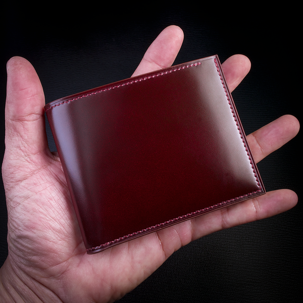 #90 Japanese Shell Cordovan & French Chèvre Combo Bifold Wallet