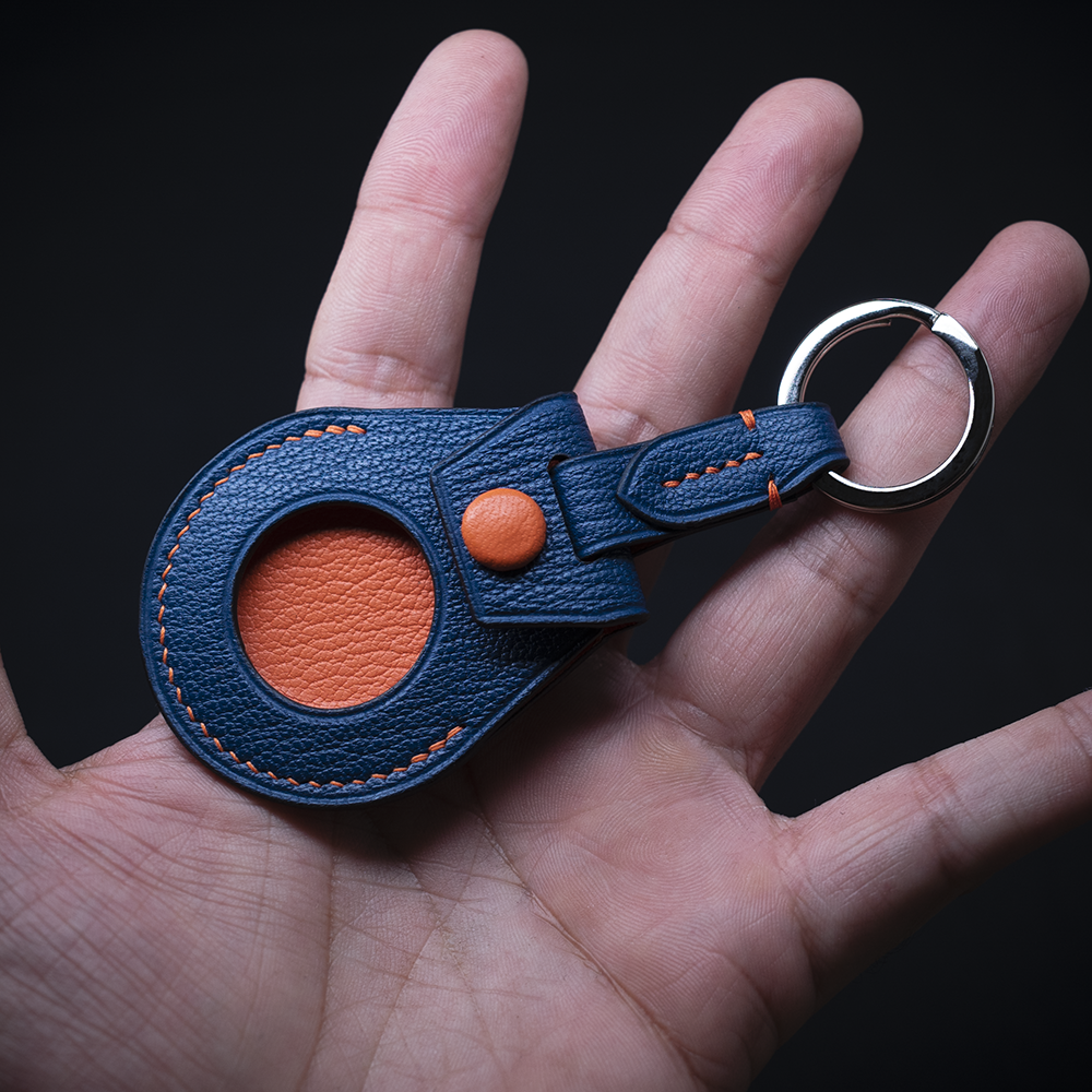 Apple AirTag Snap Key Ring Case