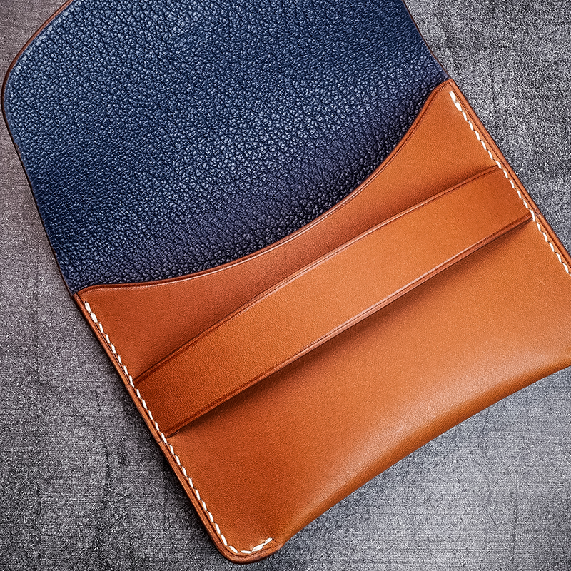 Wiry Barenia® Calf Slim Card Case