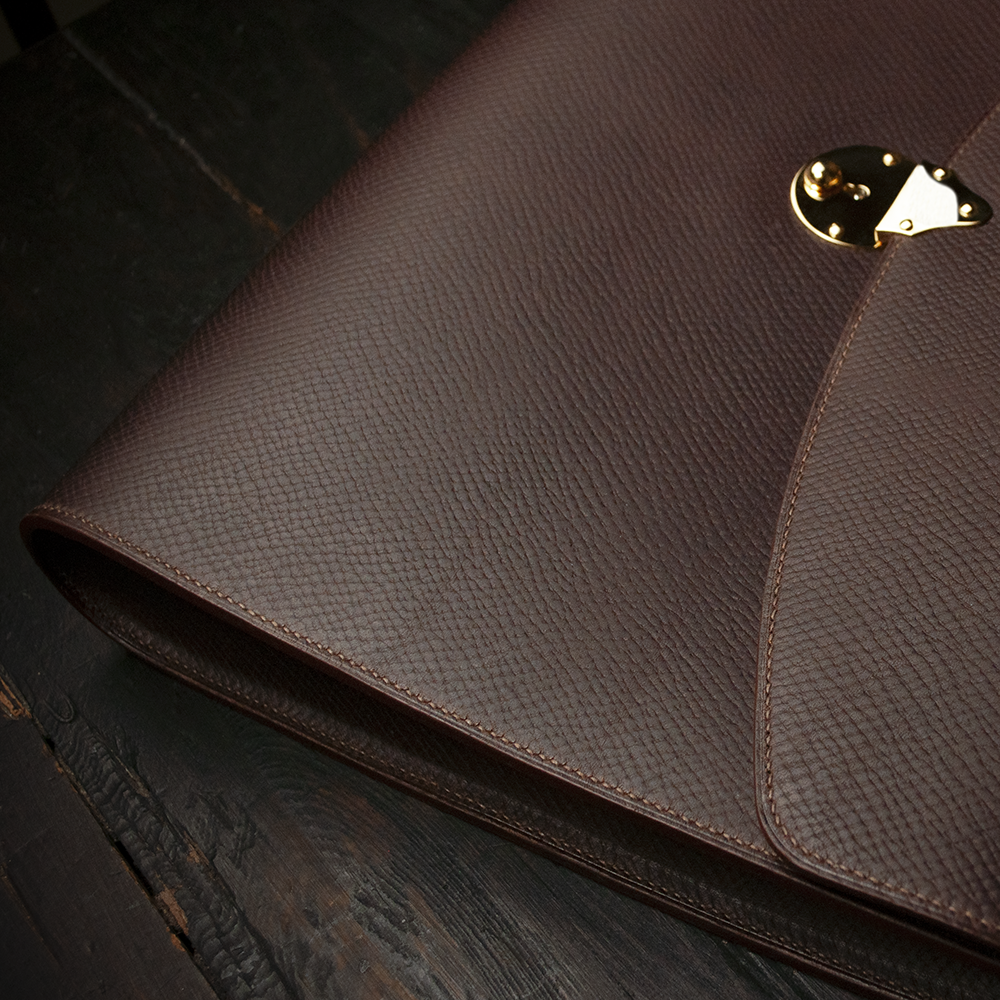 Chester Hatch Grain Leather Folio