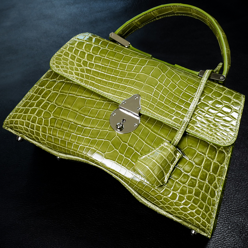 Niloticus Crocodile Hermione Handbag Chester Mox