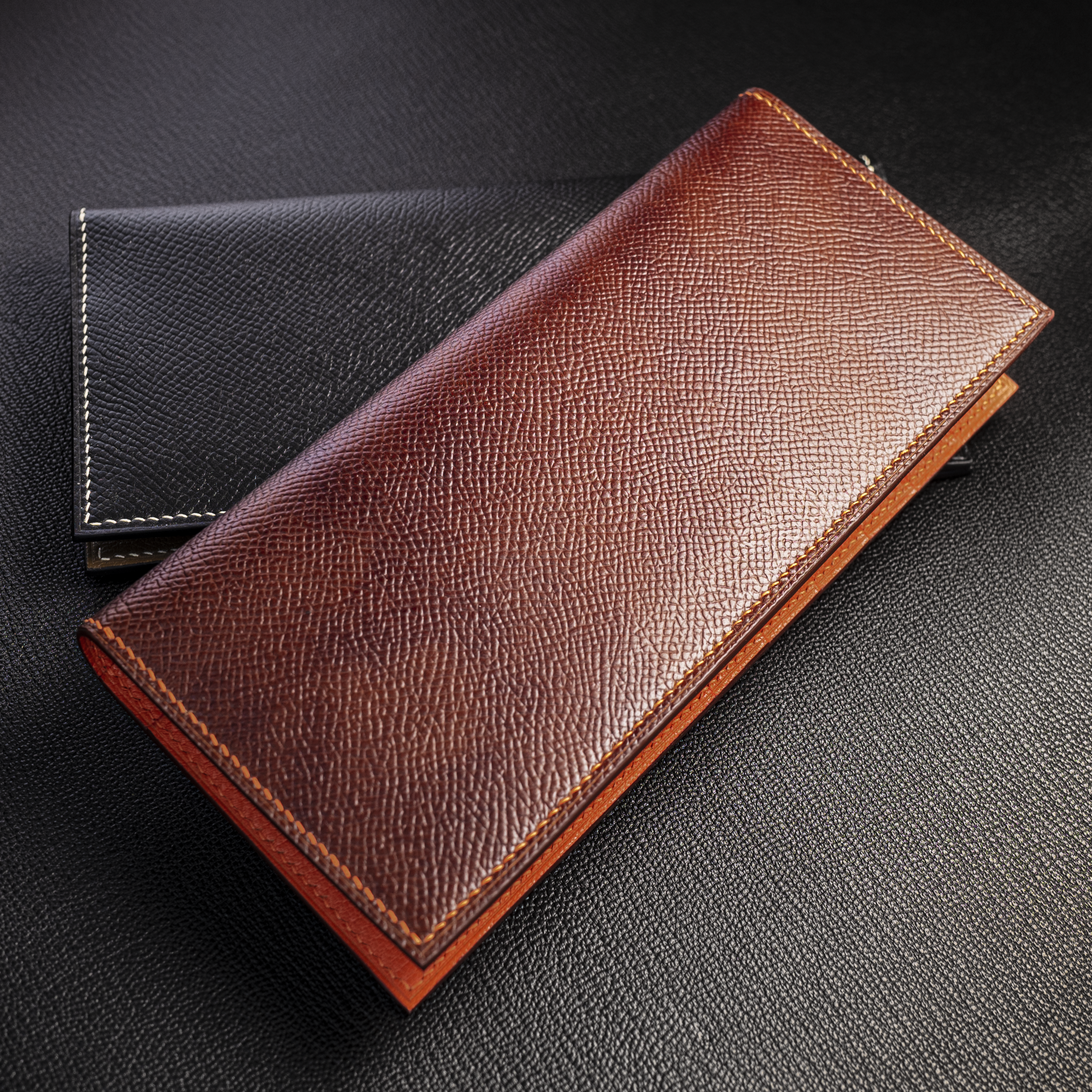 Troyes Waprolux Calf Long Coat Wallet