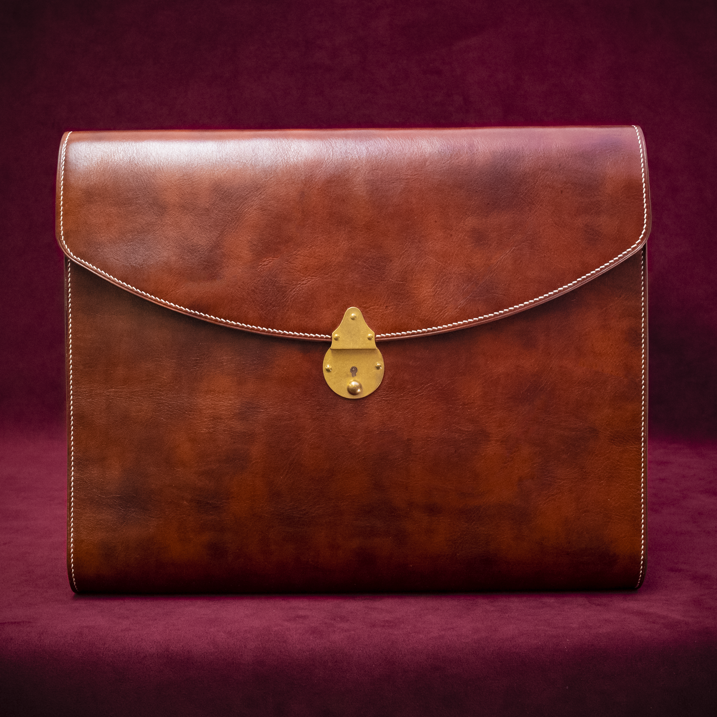 Chester Hatch Grain Leather Folio